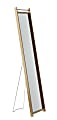 Adesso® Abigail Rectangle Floor Mirror, 61”H x 13”W x 15-7/16”D, Natural/Chrome 1 thumbnail image
