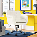 Serta® Ashland Mid-Back Office Chair, Ivory/Chrome 1 thumbnail image