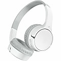 Belkin Wireless Bluetooth On-Ear Headphones for Kids w/ Mic, 85dB Limit, w/ USB-C Cable, Headset, White 1 thumbnail image