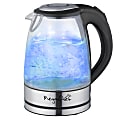 MegaChef 1.7-Liter Stainless Steel Electric Tea Kettle, Clear 1 thumbnail image