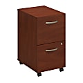 Bush Business Furniture Components Elite 2 Drawer Mobile File Cabinet, Hansen Cherry, Standard Delivery