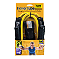 GoFit Pro-Grade Power Resistance Tube With Handles, 48”H x 5/16”W x 4”D, Yellow