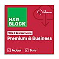 H&R Block Premium Tax Software 2024, 1 device, Windows compatible, Download 1 thumbnail image