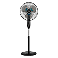 Black+Decker BFSD116B Dual-Blade Stand Fan - 2 Blades sizes - 16" or 7.5" Diameter - 3 Speed, Round Base - BFSD116B 1 thumbnail image