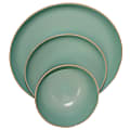 Gibson Home Rockaway 12-Piece Dinnerware Set, Matte Teal 1 thumbnail image