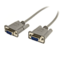 StarTech.com Cross Wired DB9 Serial Null Modem Cable - F/F - Serial/Null Modem Cable - 1x DB-9, 1x D - SCNM9FF25 1 thumbnail image