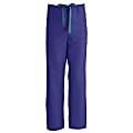 Medline ComfortEase™ Unisex Tall Non-Reversible Drawstring Cargo Scrub Pants, Medium, Purple 1 thumbnail image