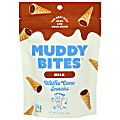 Muddy Bites Waffle Cone Snacks, Milk Chocolate, 2.33 Oz, Total Qty 12