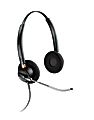 Plantronics® EncorePro Binaural Over-The-Head Headset, HW520V, Black, 89436-01