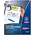 Avery® Secure-Top Sheet Protectors, Super Heavyweight, Diamond Clear, Pack Of 25