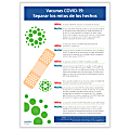 ComplyRight™ COVID-19 Vaccine Poster, Myths vs. Facts, Spanish, 10" x 14" 1 thumbnail image