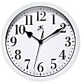 Infinity Instruments Simple Round Wall Clock, 9”, White 1 thumbnail image
