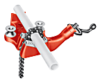 Top Screw Bench Chain Vises, 1/4 in - 6 in Pipe Cap 1 thumbnail image