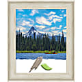 Amanti Art Picture Frame, 21" x 25", Matted For 16" x 20", Regal Birch Cream