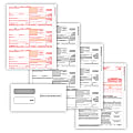 ComplyRight® 1099-NEC Tax Forms, 5-Part, 3-Up, Copies A/B/C, Laser, 8-1/2" x 11", Pack Of 100 Forms And Envelopes 1 thumbnail image