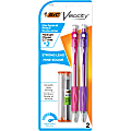 BIC Velocity Mechanical Pencil - HB Lead - 0.9 mm Lead Diameter - Medium Point - Refillable - Black Lead - Assorted Barrel - 2 Pack 1 thumbnail image