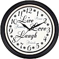 Westclox Wall Clock - Brown/Plastic Case 1 thumbnail image