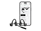 SHOKZ OpenComm2 - 2025 Upgrade - headset - open ear - behind-the-neck mount - Bluetooth - wireless - black 1 thumbnail image