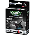 Curad Universal Wraparound Wrist Supports - Black - Neoprene - 1 Each 1 thumbnail image