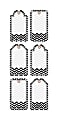 Barker Creek® Accents, Double-Sided, Chevron Black And White, Pack Of 36 1 thumbnail image