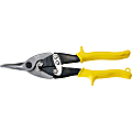 Aviation Snips, Plastic-Dipped Handle, Cuts Straight