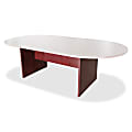 Lorell® 3-Leg Conference Table Base, For 8'W Top, Mahogany 1 thumbnail image