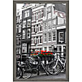 Amanti Art Narrow Wood Picture Frame, 39" x 27", Matted For 24" x 36", Regis Barnwood Gray 1 thumbnail image