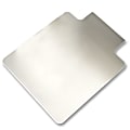 Lorell® Beveled Edge Low Pile Studded Chair Mat, 46" x 60", Wide Lip 1 thumbnail image