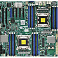Supermicro X9DAX-7F Server Motherboard - Intel Chipset - Socket R LGA-2011 - 512 GB DDR3 SDRAM Maximum RAM - DDR3-1600/PC3-12800, DDR3-1333/PC3-10600, DDR3-1066/PC3-8500, DDR3-800/PC3-6400 - DIMM, RDIMM, UDIMM - 16 x Memory Slots - Gigabit Ethernet