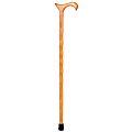 Brazos Walking Sticks™ Twisted Cherry Wood Walking Cane With Derby Handle, 34" 1 thumbnail image