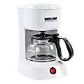 Better Chef 4-Cup Compact Coffee Maker With Removable Filter Basket, White 1 thumbnail image