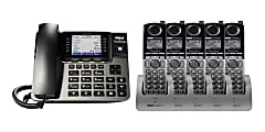RCA By Telefield Unison DECT 6.0 5-Cordless-Handset Bundle With Digital Answering System, RCA-U1B0D5HS 1 thumbnail image
