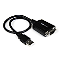 StarTech.com USB to Serial Adapter - Prolific PL-2303 - COM Port Retention - USB to RS232 Adapter Cable - USB Serial