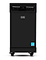 Black+Decker Portable Dishwasher, 35-11/16"H x 17-11/16"W x 23-5/8"D, Black