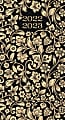 Willow Creek Press 2-Year Monthly Checkbook/Calendar, 3-1/2" x 6-1/2", Black Floral, January 2022 To December 2023 1 thumbnail image