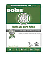 Boise® X-9® Multi-Use Printer & Copy Paper, 1 Ream, White, Letter (8.5" x 11"), 500 Sheets Per Ream, 20 Lb, 92 Brightness, X9RTL11 1 thumbnail image