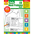 Evan-Moor Educational Publishers Daily Word Problems Math, Grade 4 1 thumbnail image