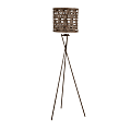 LumiSource Corbin Floor Lamp, 65"H, Brown