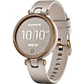 Line Garmin Lily Smart Watch - Women - Heart Rate Monitor, Pulse Oximeter Sensor, Accelerometer, Ambient Light Sensor  - TFT LCD - Touchscreen - Bluetooth - 120 Hour - 1.34" - Rose Gold, Light Sand Case 1 thumbnail image