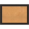 Amanti Art Rectangular Non-Magnetic Cork Bulletin Board, Natural, 41” x 29”, Accent Bronze Frame 1 thumbnail image