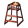 Alpine Industries Stackable Baby High Chair, Mahogany 1 thumbnail image