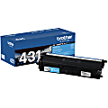 Brother® TN-431 Cyan Toner Cartridge, TN-431C 1 thumbnail image
