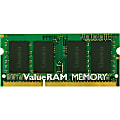 Kingston ValueRAM 2GB DDR3 SDRAM Memory Module - For Notebook, Desktop PC - 2 GB - DDR3-1600/PC3-12800 DDR3 SDRAM - CL11 - 1.50 V - Non-ECC - Unbuffered - 204-pin - SoDIMM 1 thumbnail image