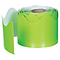 Carson Dellosa Education Plain Continuous-roll Scalloped Border - 2" Height x 2.25" Width x 432" Length - Lime - 1 Roll
