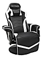 Respawn 900 Racing-Style Bonded Leather Gaming Recliner, Black/White