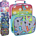 Fridge Pak Printed Lunch Boxes, 7-1/4”H x 9”W x 4”D, Assorted Colors, Pack Of 24 Lunch Boxes 1 thumbnail image