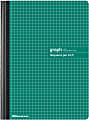 Office Depot® Brand Composition Book, 7-1/4" x 9-3/4", Quadrille Ruled, 80 Sheets, Green