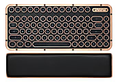 Azio Retro Wireless Keyboard, Compact, Artisan