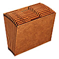 Office Depot® Brand Xtralife™ Expanding Monthly File, 12 Pockets, 12" x 10", Brown 1 thumbnail image