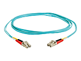 C2G 5m LC-LC 10Gb 50/125 Duplex Multimode OM3 Fiber Cable - Aqua - 16ft - Patch cable - LC multi-mode (M) to LC multi-mode (M) - 5 m - fiber optic - duplex - 50 / 125 micron - OM3 - aqua